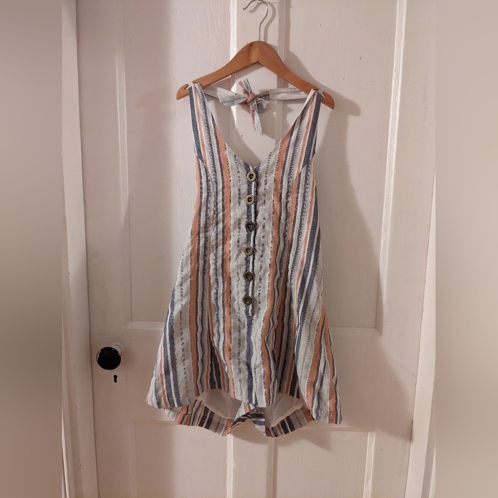 Halter one piece shorts